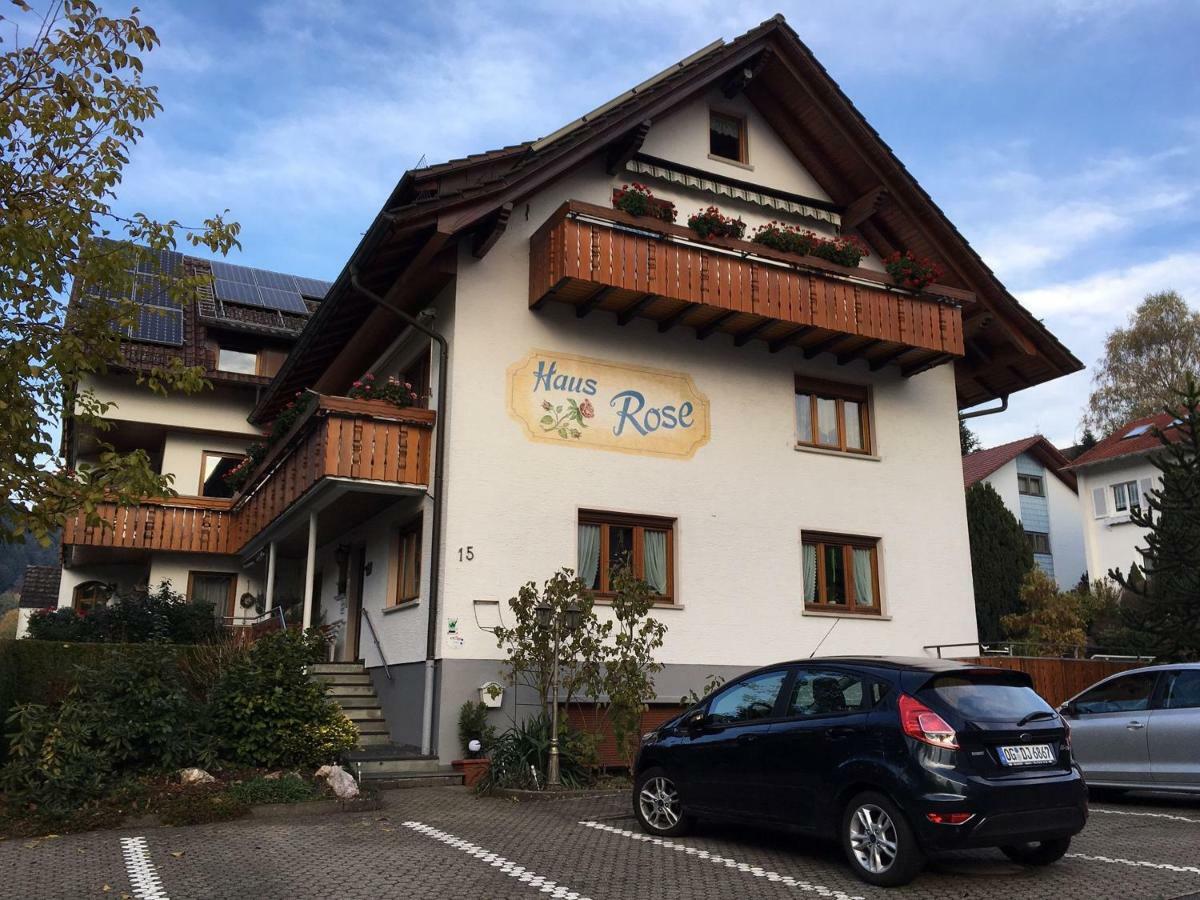 Pension Haus Rose Oberharmersbach Kültér fotó